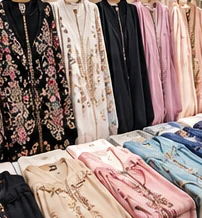 Women’s clothing collection — products only, no models